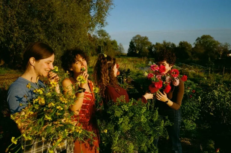 Fleurs locales et écologiques produites par Bluëtte Maraîchage et fleurs à Bruxelles, Anderlecht